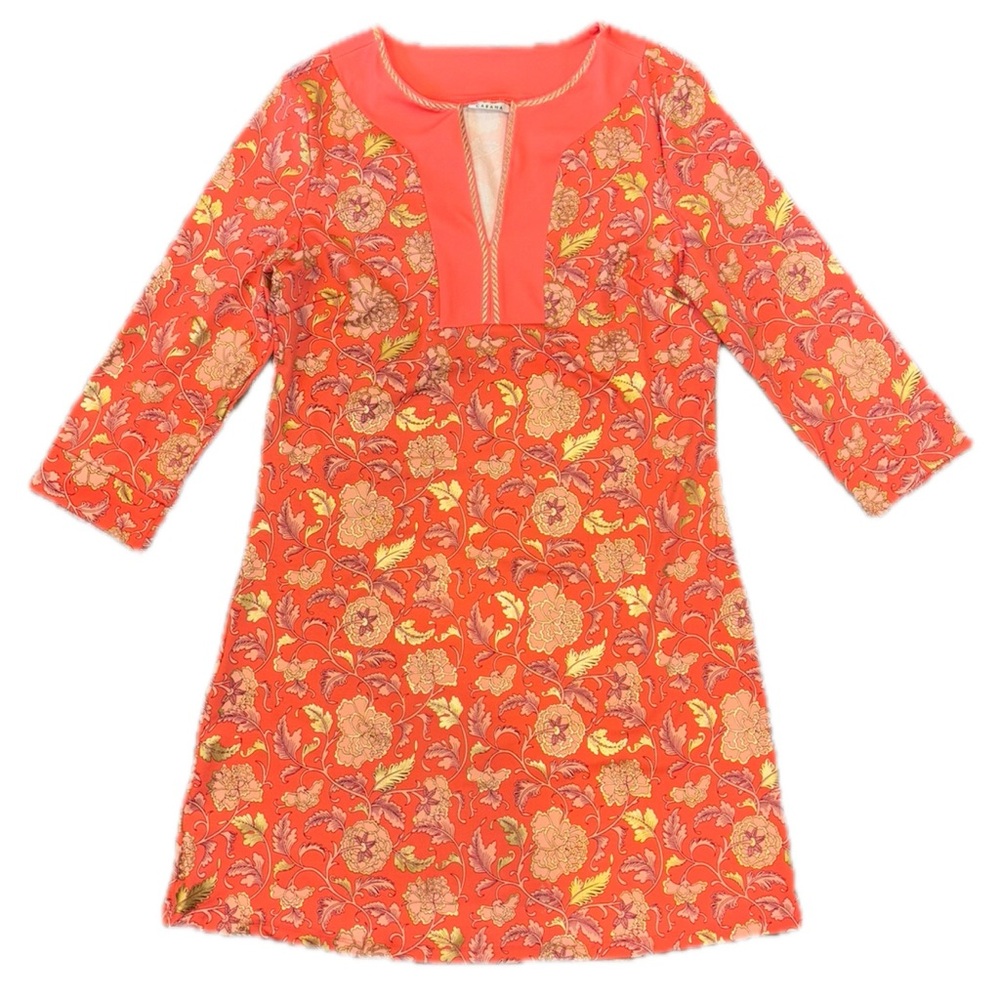 Cabana Life Pink Beach V Neck Tunic Dress Size Small